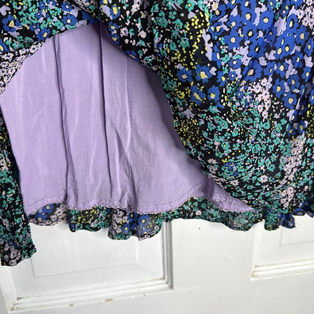 Anthropologie Mauve Kerry Pull-on Flouncy Lightweight Skirt W1852 Sz S - Picture 5 of 10